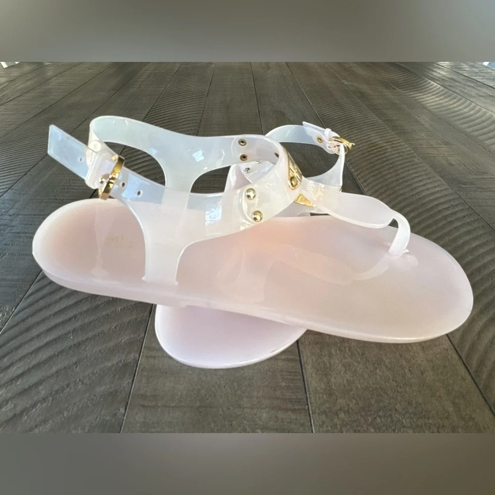 MICHAEL Michael Kors - MK Plate Jelly Thong Sandals Women's Size 7 (NWOT)